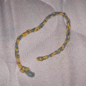 Homemade Macrame Anklet